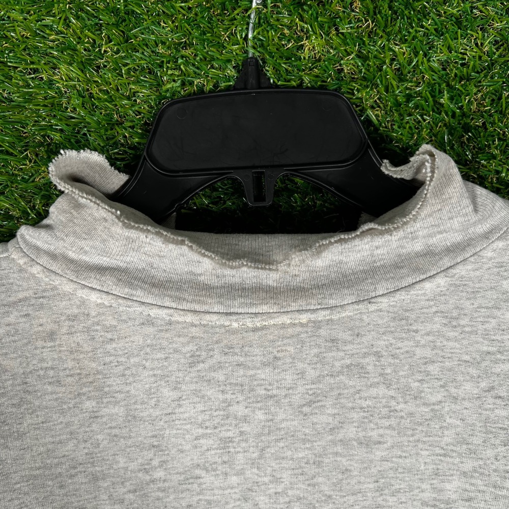Vintage AU Sportswear 1994 Wolf Graphic Quarter Zip Sweatshirt‎ Mens XL Gray USA - Picture 13 of 13